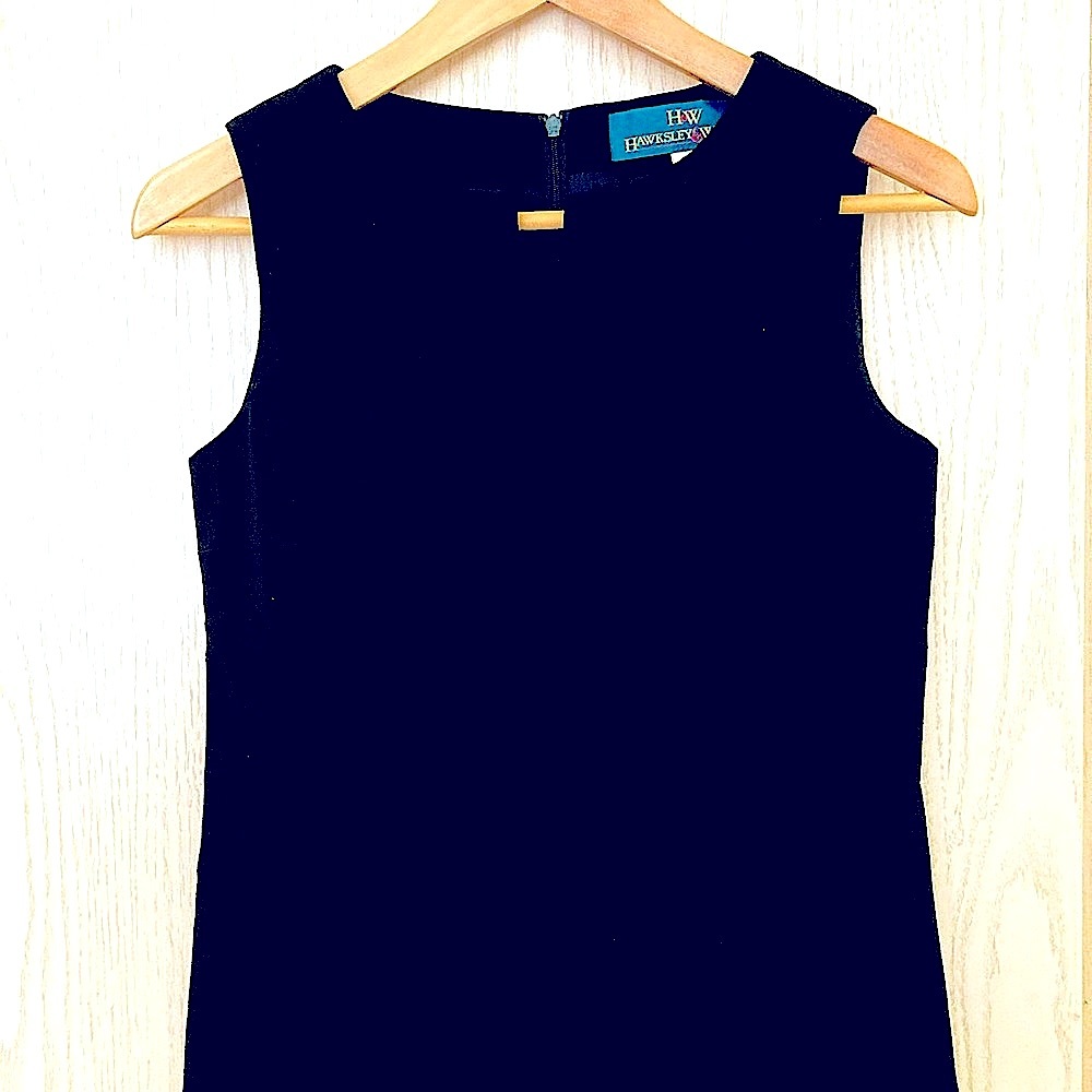 Hawksley & Wight Black Sleeveless Lined Top - Size 2